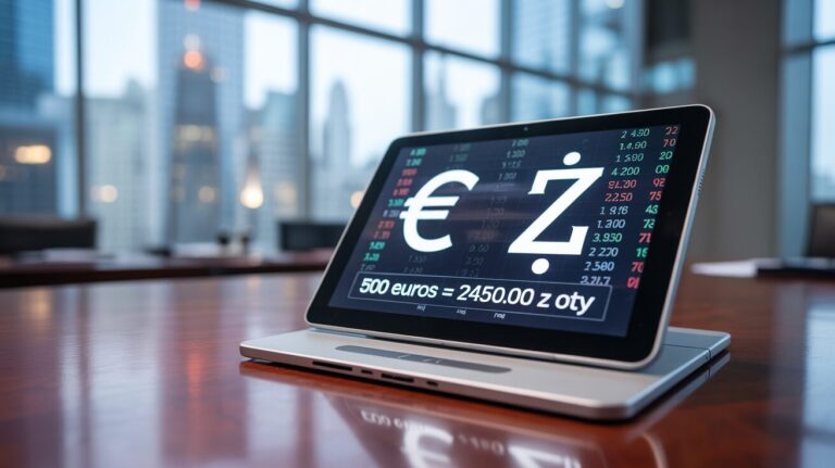 500 euro ile to zł?