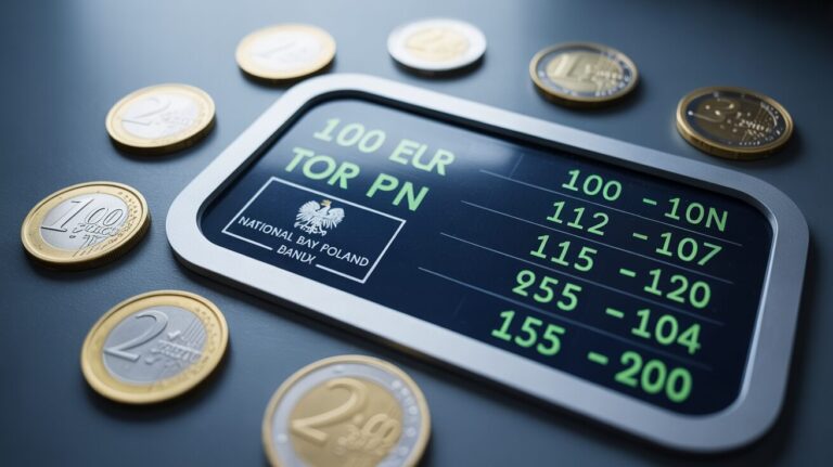 100 euro ile to zł?